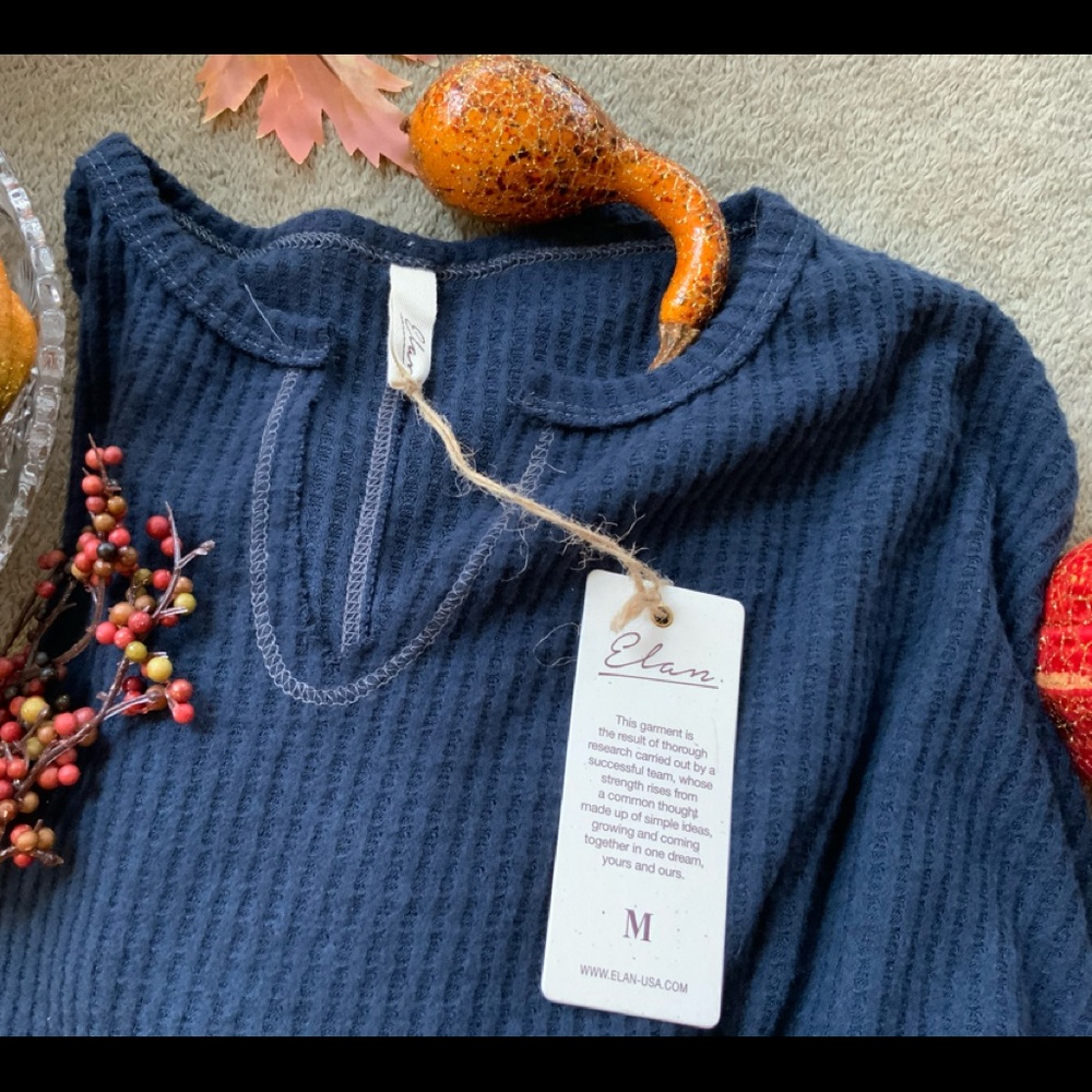Elan Waffle Blouse - Picture 4 of 7